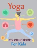 Yoga Coloring Book For Kids