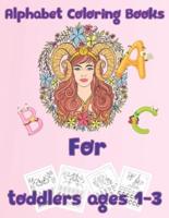 Alphabet Coloring Books for Toddlers Ages 1-3