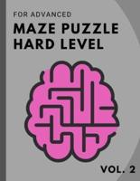Maze Puzzle HARD Level for Advanced