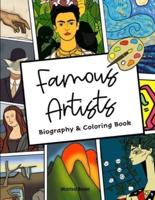Famous Artists Biography Coloring Book