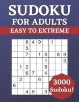 Sudoku for Adults Easy to Extreme