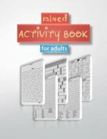 Mixed Activity Book for Adults