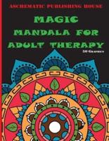 Magic Mandala For Adult Therapy: 104 pagines (50 graphics), Mandala For Drawing Therapy, Easy Drawing Pictures For Adults, Quick Drawing Pictures,