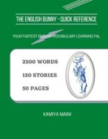 The English Bunny - Quick Reference: YOUR FASTEST ENGLISH VOCABULARY LEARNING PAL