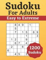 Sudoku for Adults Easy to Extreme