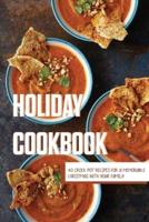 Holiday Cookbook- 40 Crock Pot Recipes For A Memorable Christmas With Your Family