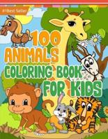 100 Animals Coloring Book for Kids