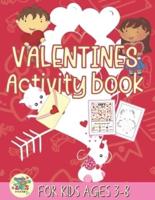 Valentines Activity Book for Kids Ages 3-8
