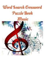 Word Search Crossword Puzzle Book Music