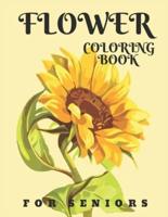 Flower Coloring Book For Seniors