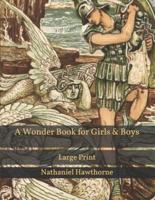 A Wonder Book for Girls & Boys: Large Print