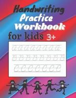 Handwriting Practice Workbook for Kids +3