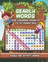 Word Search Puzzle Books for Children from 10 to 14 Years Old