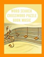 Word Search Crossword Puzzle Music