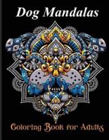 Dog Mandalas Coloring Book for Adults
