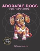 Adorable Dogs Coloring Book