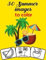 30 Summer Images to Color