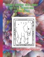Elephant, Dinosaur, Cats & Rabbit. Dot to Dot Coloring Book for Kids Age 2-8
