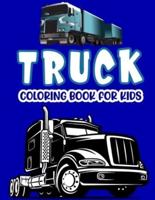 Truck Coloring Book For Kids.