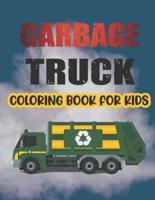 Garbage Truck Coloring Book For Kids.