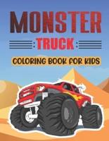Monster Truck Coloring Book For Kids.