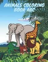 Animals Coloring Book ABC