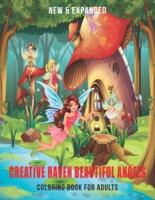 Creative Haven Beautiful Angels Coloring Books For Adults