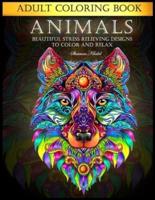 Adult Coloring Book Animals