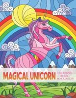 Magical Unicorn Coloring Book For Adults