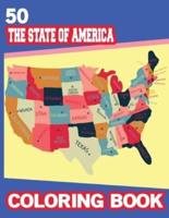 50 The State of America Coloring Books