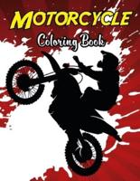 Motorcycle Coloring Book