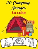 30 Camping Images to Color