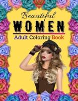 Beautiful Women Adult Coloring Book