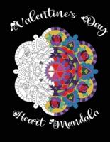 Valentine's Day Heart Mandala