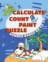 Calculate, Count, Paint, Puzzle Number Range Up to 20