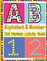Dot Markers Alphabet Number Activity Book For Toddlers & Kids