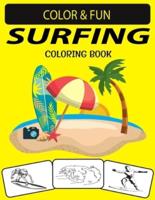 Surfing Coloring Book