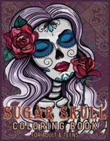 Sugar Skull Coloring Book for Adults $ Teens : : A Día de Los Muertos & Day of the Dead Designs and Easy Relaxing Patterns