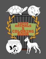 Coffe Animals Coloring Book