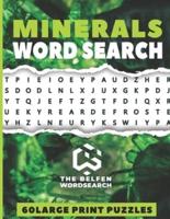 Minerals Word Search 60 Large Print Puzzles