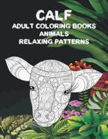 Adult Coloring Books Relaxing Patterns - Animals - Calf