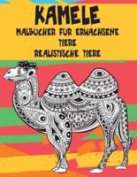 Malbücher Für Erwachsene - Realistische Tiere - Tiere - Kamele