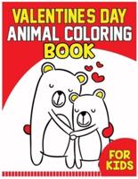 Valentines Day Animal Coloring Book for Kids