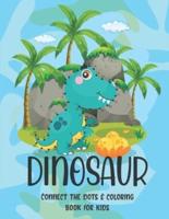Dinosaur Connect the Dots Coloring Book for Kids