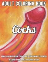 Cocks Coloring Book