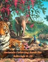 Animals Coloring Book for Kids Age 9-12