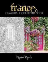 France Grayscale Coloring Book