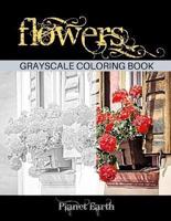 Flowers Grayscale Coloring Book