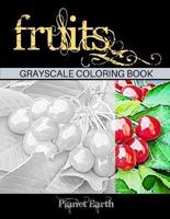 Fruits Grayscale Coloring Book