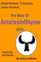 Movie Reviews, TV Reviews, Course Reviews...The Best of ArticlesInRhyme 2019